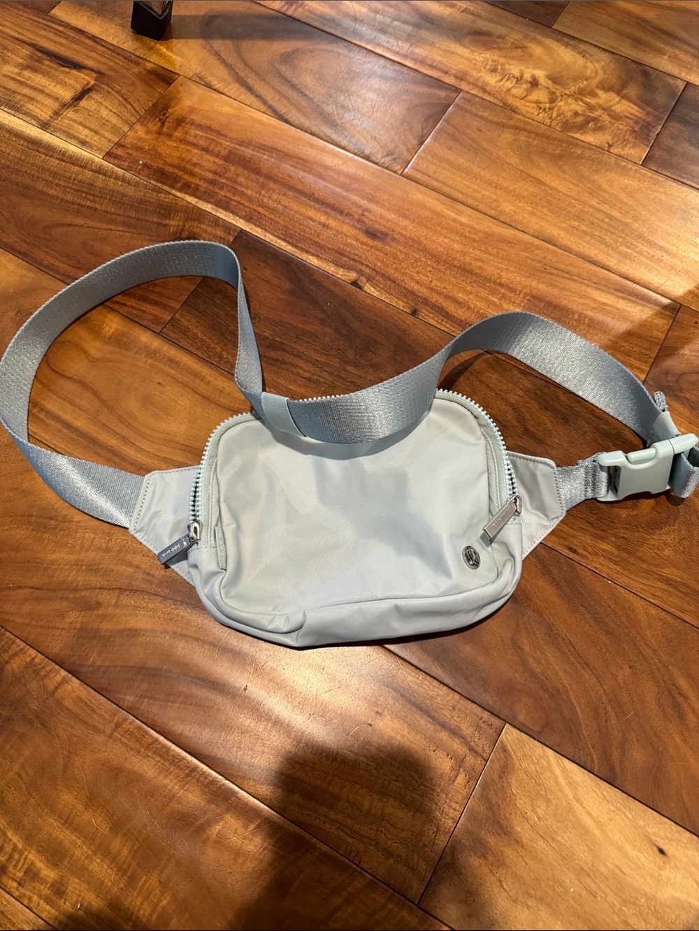 lululemon athletica Light Gray Crossbody Sling Bag